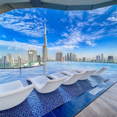 Ferienwohnung Highest Infinity Pool In Downtown Dubai Exterior foto