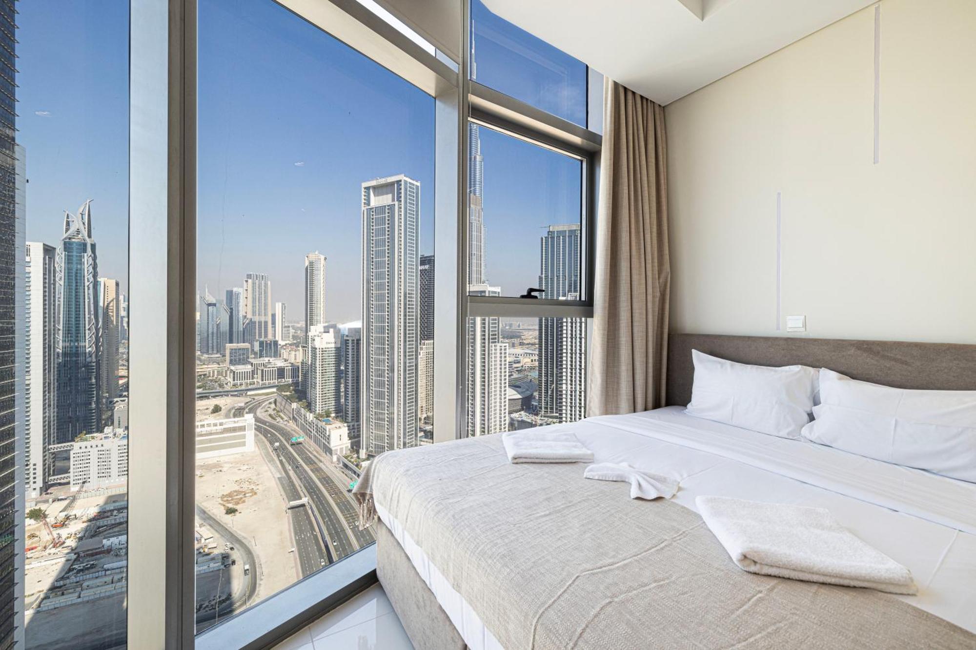 Ferienwohnung Highest Infinity Pool In Downtown Dubai Exterior foto