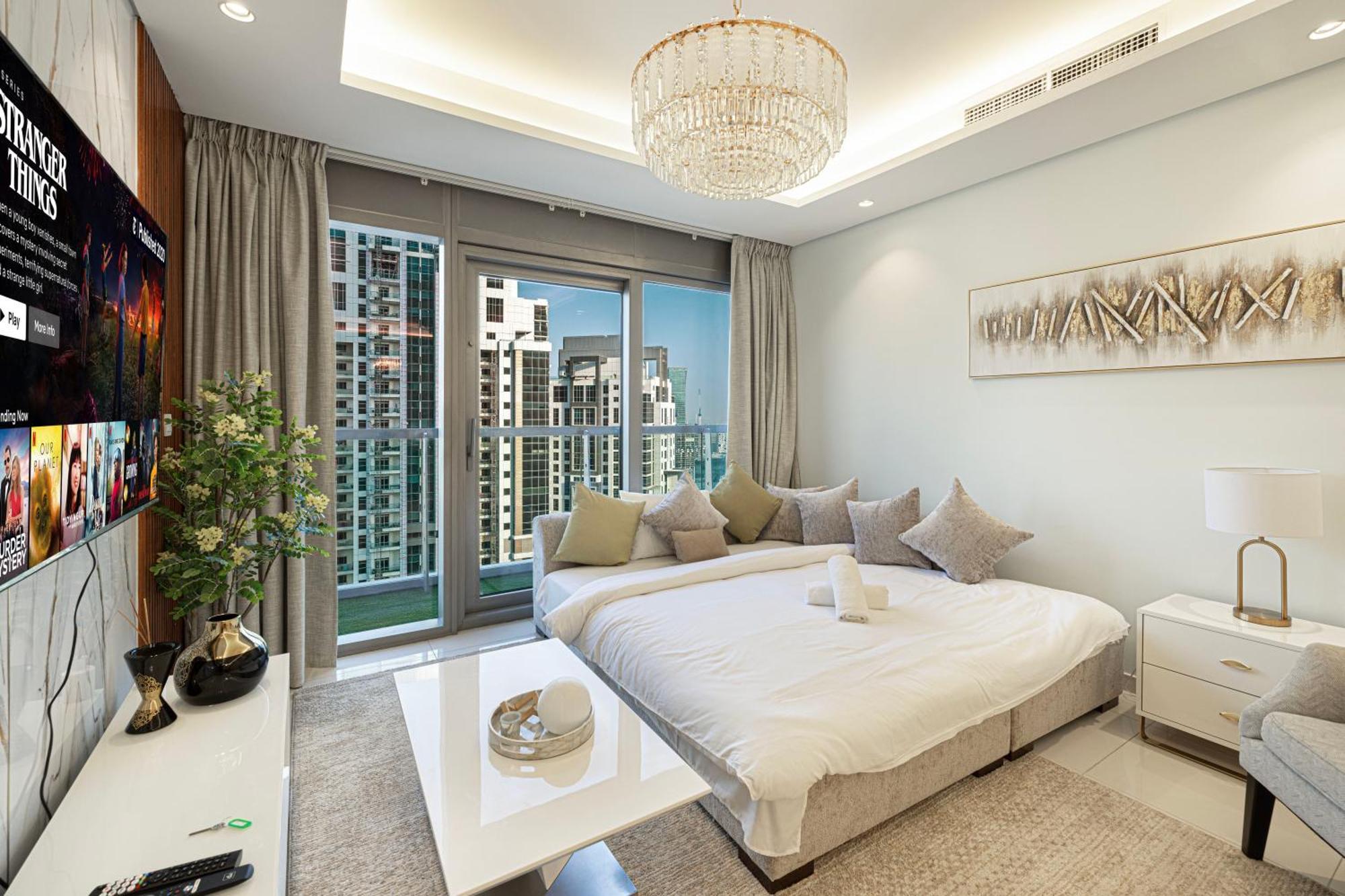 Ferienwohnung Highest Infinity Pool In Downtown Dubai Exterior foto