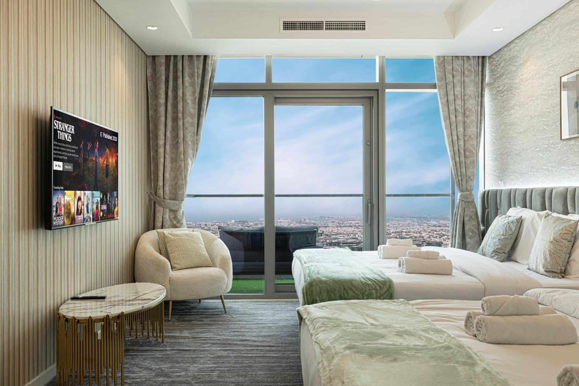 Ferienwohnung Highest Infinity Pool In Downtown Dubai Exterior foto