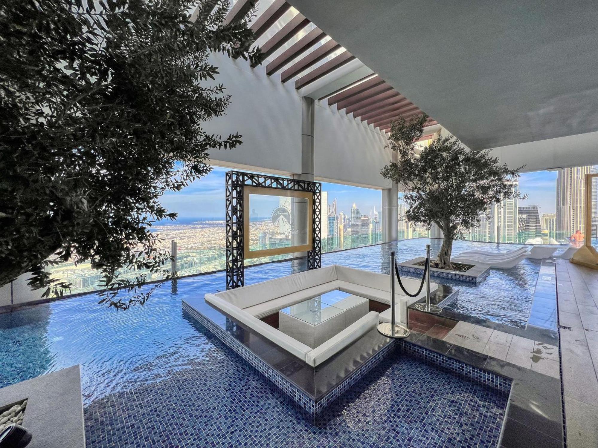 Ferienwohnung Highest Infinity Pool In Downtown Dubai Exterior foto